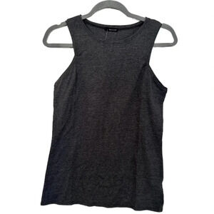 LaMade Gray Angled Cut Out Tank Size Large NWT